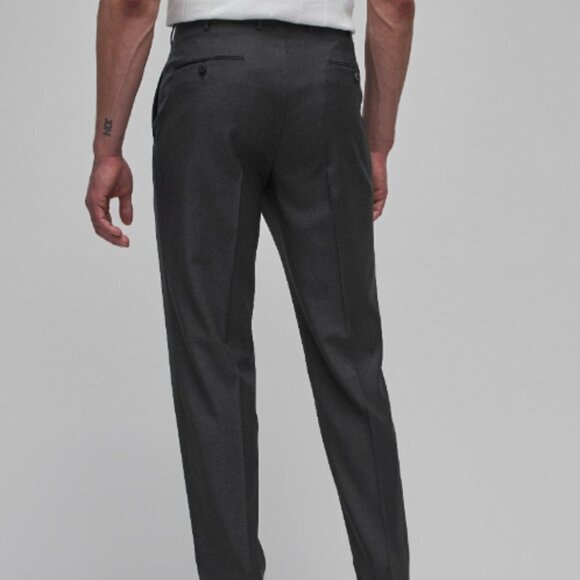 Harry Rosen Bespoke ZEGNA Sartorial Wool Dress Pants Wool Event Luxury Career - Picture 4 of 10